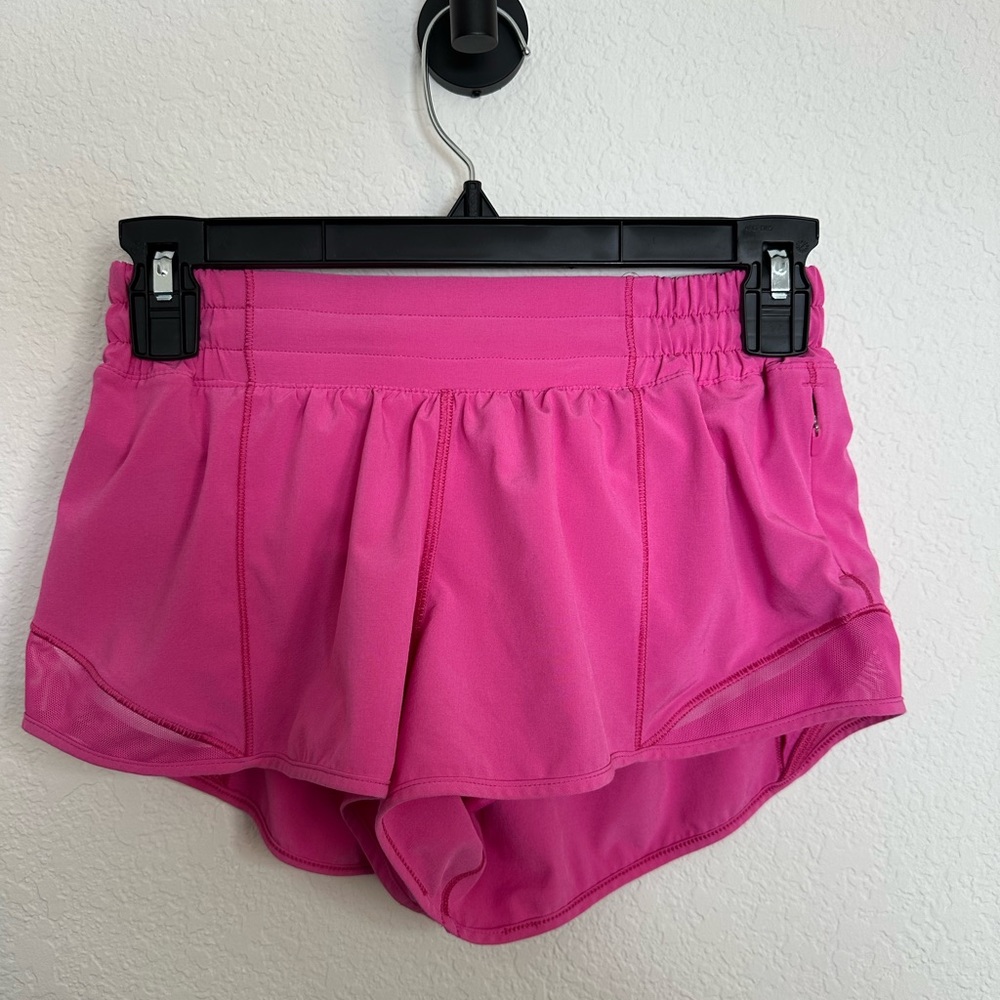 Lululemon Hotty Hot Shorts Sonic Pink Size 4